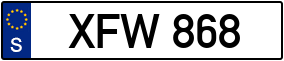 Truck License Plate